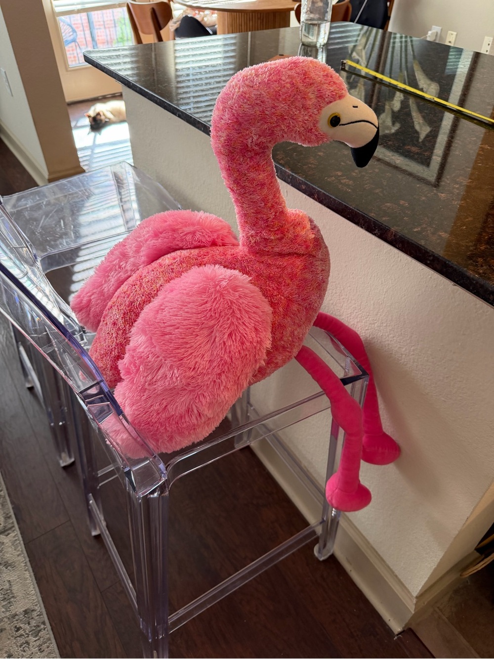 🦩 Aurora World Large Pink Flamingo Plush – Approx. 30”